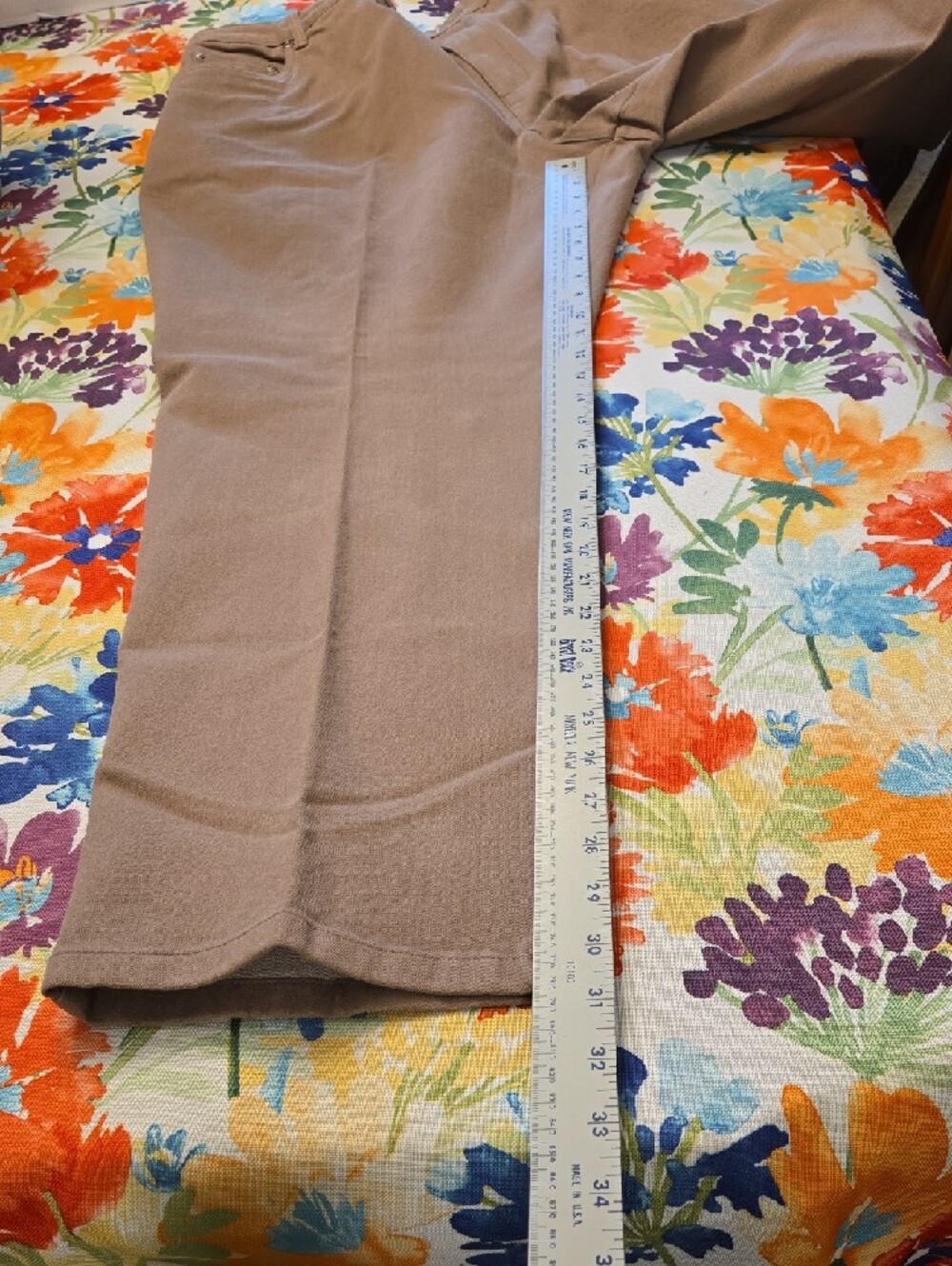 CJ Banks Jeans With Zipper Closure in Taupe - Picture 7 of 7